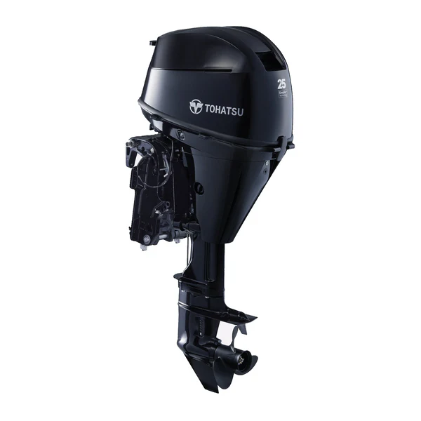 Tohatsu 25CV 4T arbre long démarrage électrique et TRIM commande à distance