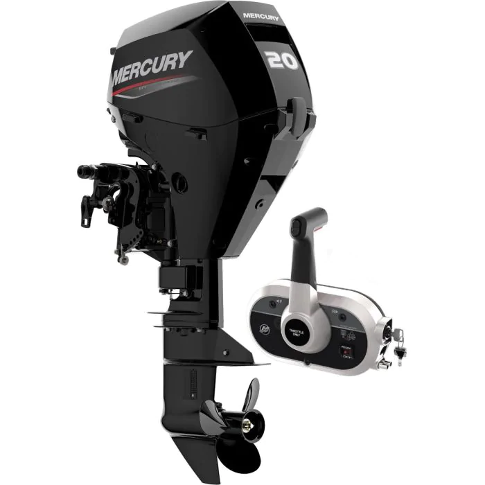 Mercury 20CV 4T EFI arbre long démarrage électrique commande à distance