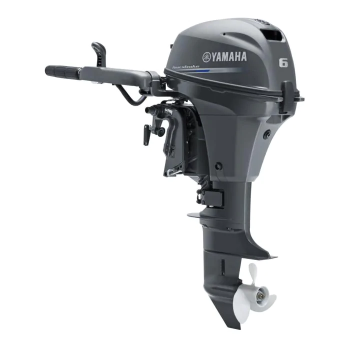 Yamaha 6CV 4T bi cylindres arbre long démarrage manuel barre franche