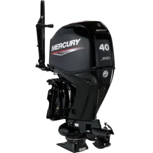 Mercury 40CV 4T Hydrojet EFI arbre long démarrage électrique et TRIM barre franche