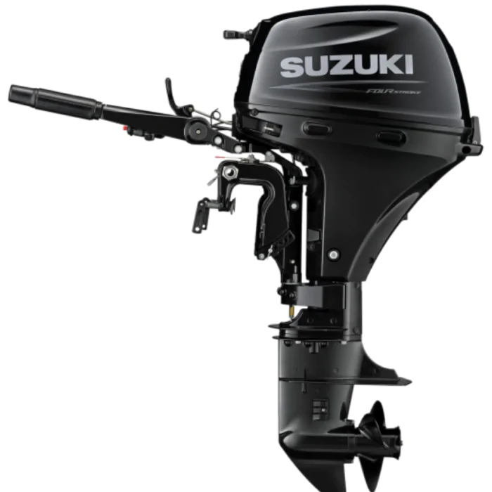 Suzuki DF15A 15cv 4T arbre court démarrage électrique barre franche – Image 4