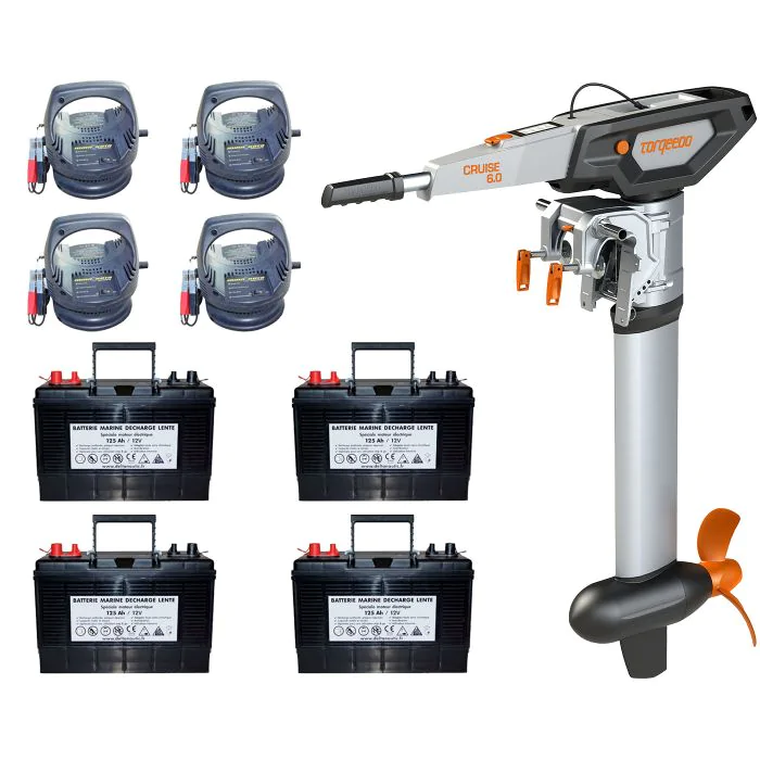 Pack moteur électrique Torqeedo Cruise 6.0 barre franche